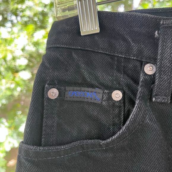 Sasson Women's Vintage Black High Waisted Jeans Size 12 (28" Waist) - Picture 5 of 10